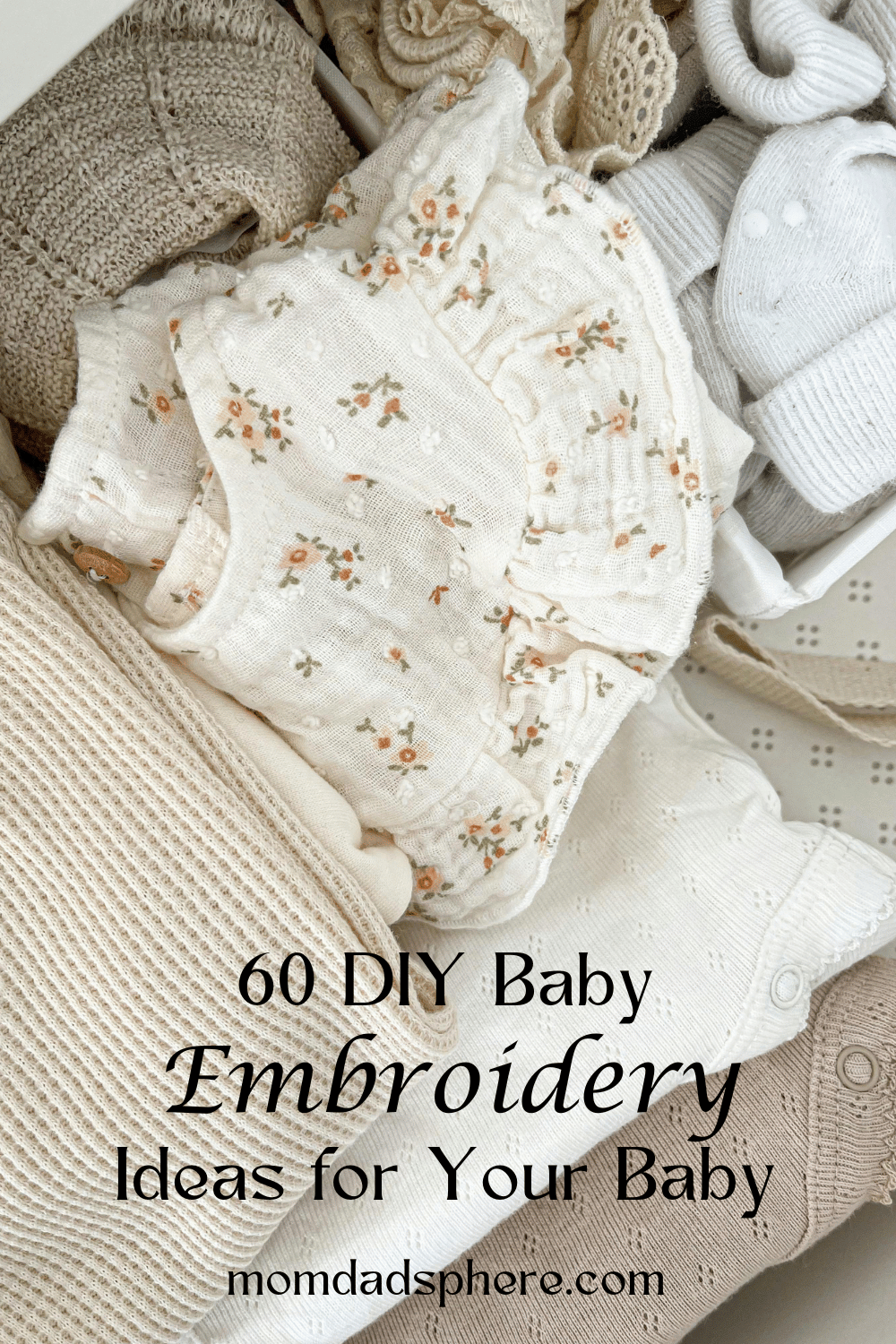 60 DIY baby Embroidery Ideas to personalize Your Nursery