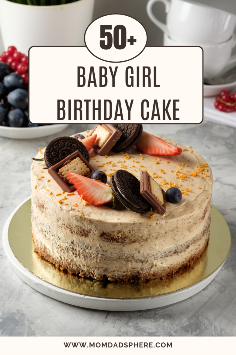 Adorable Baby Girl Birthday Cake Ideas for 1 Year Celebration - Mom Dad ...