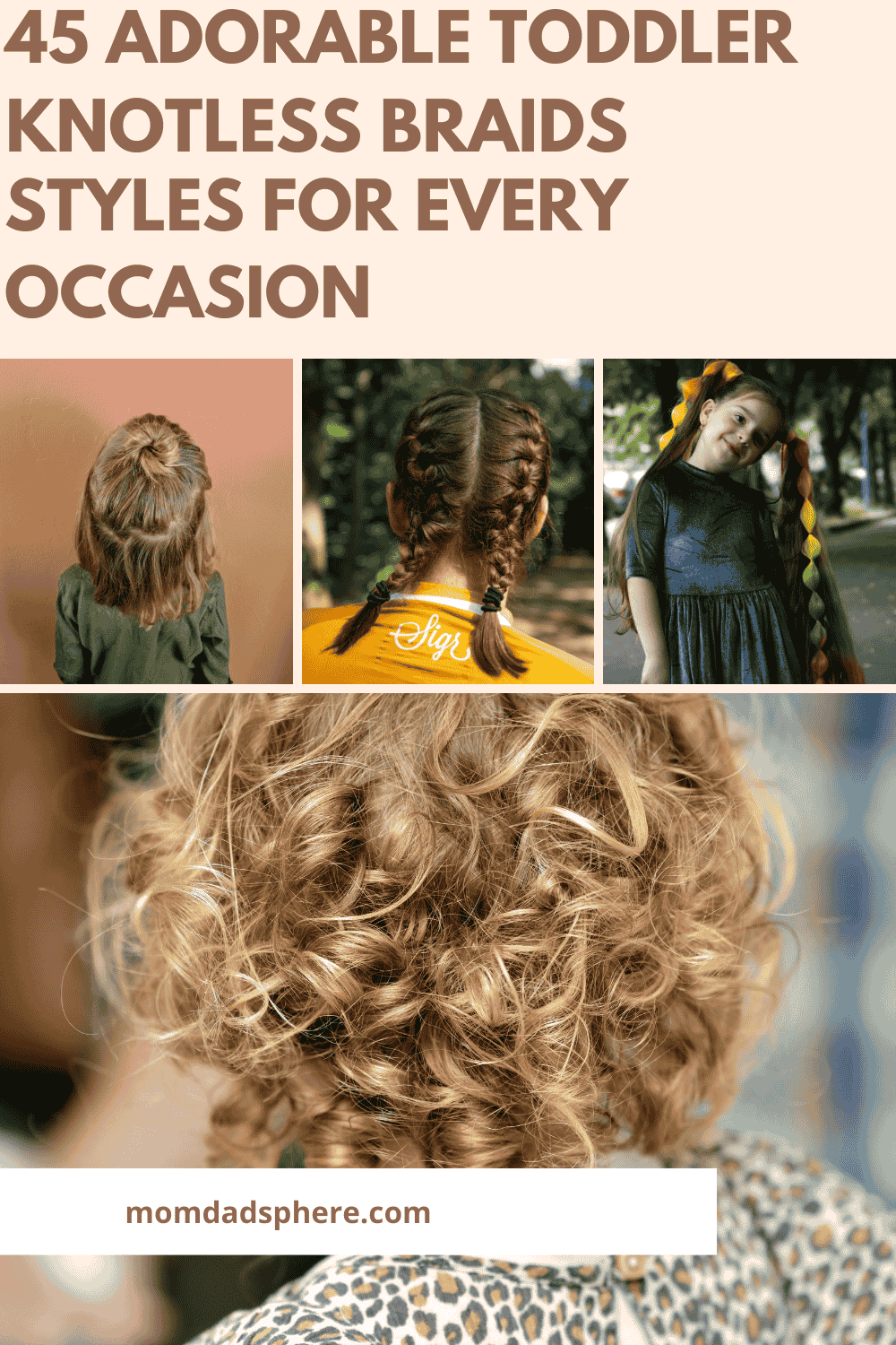 Toddler Knotless Braids Styles