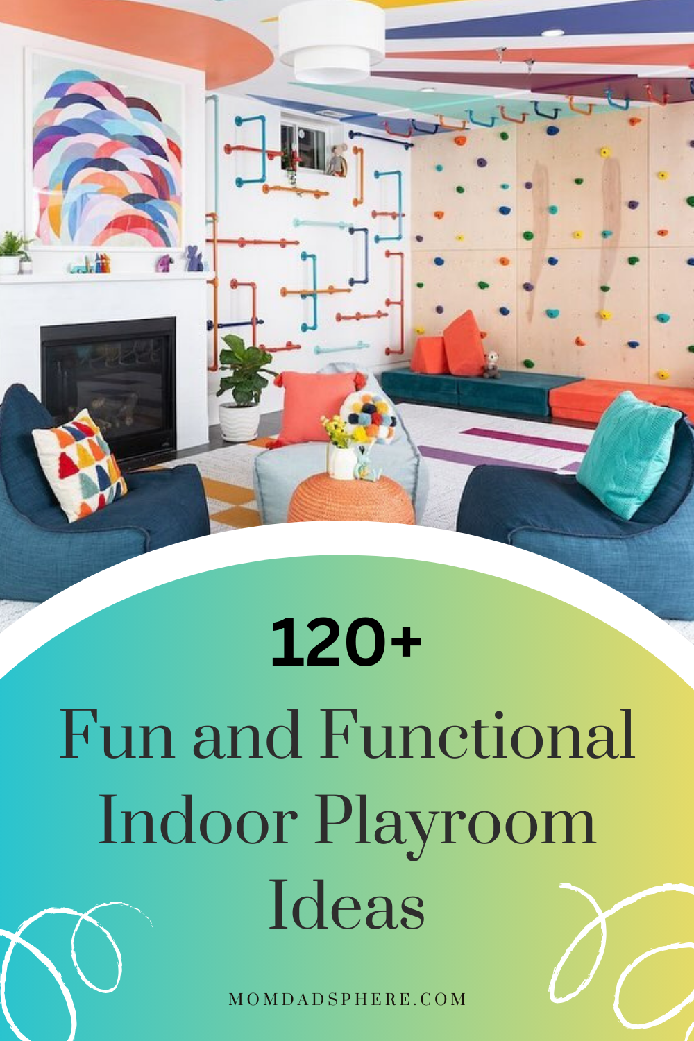 120 Fun and Functional Indoor Playroom Ideas