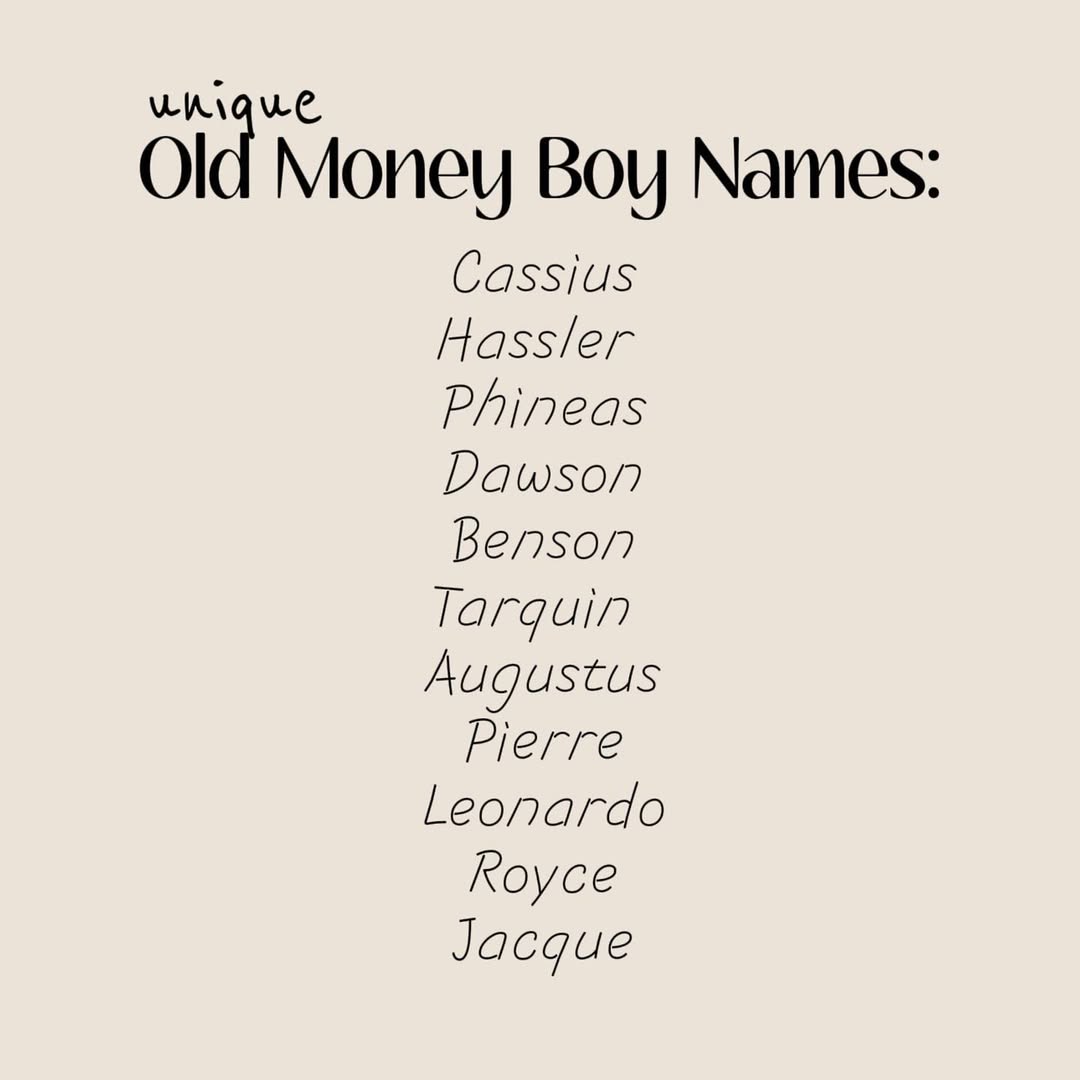 Unique Baby Names