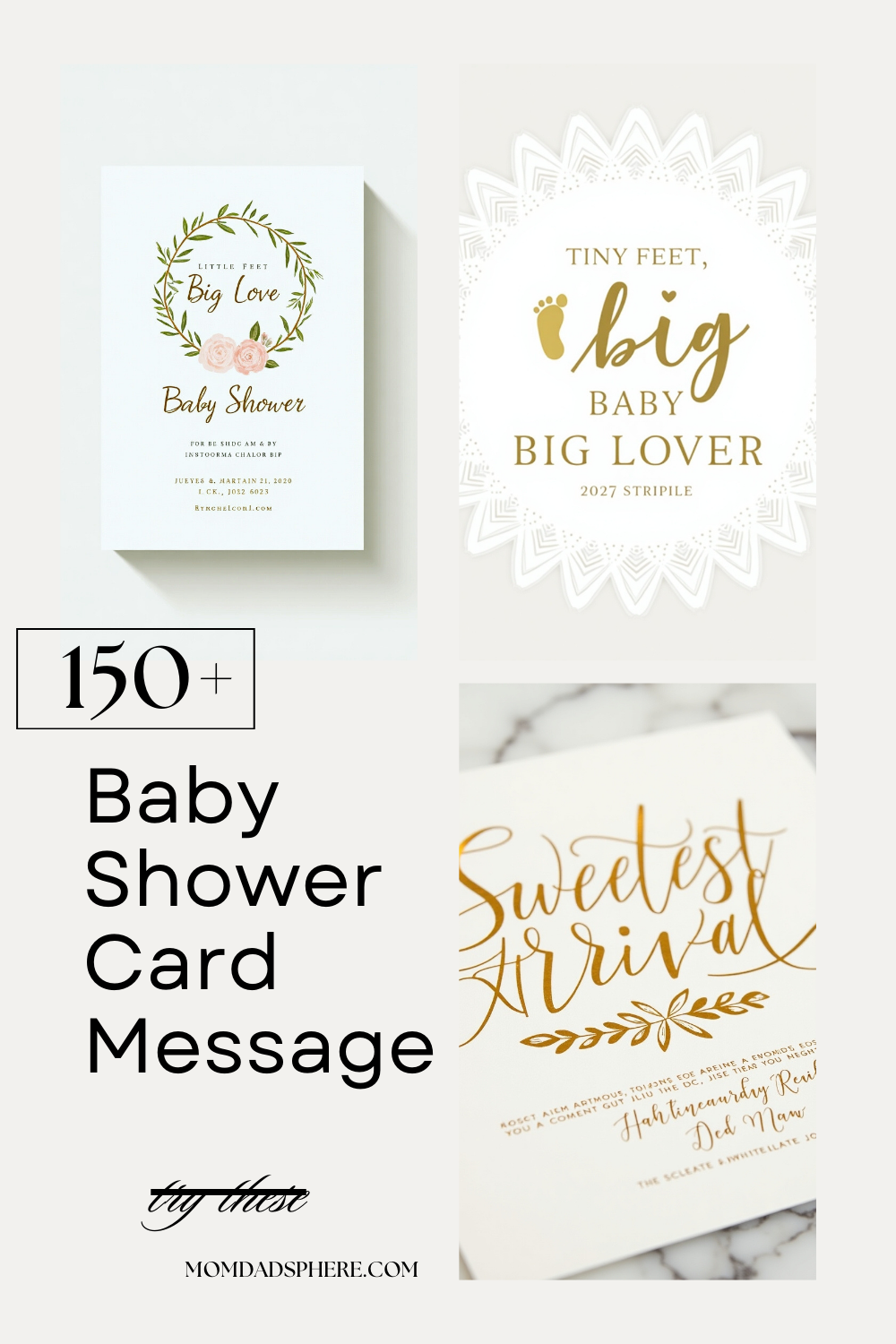 Baby Shower Card Message for Mom 