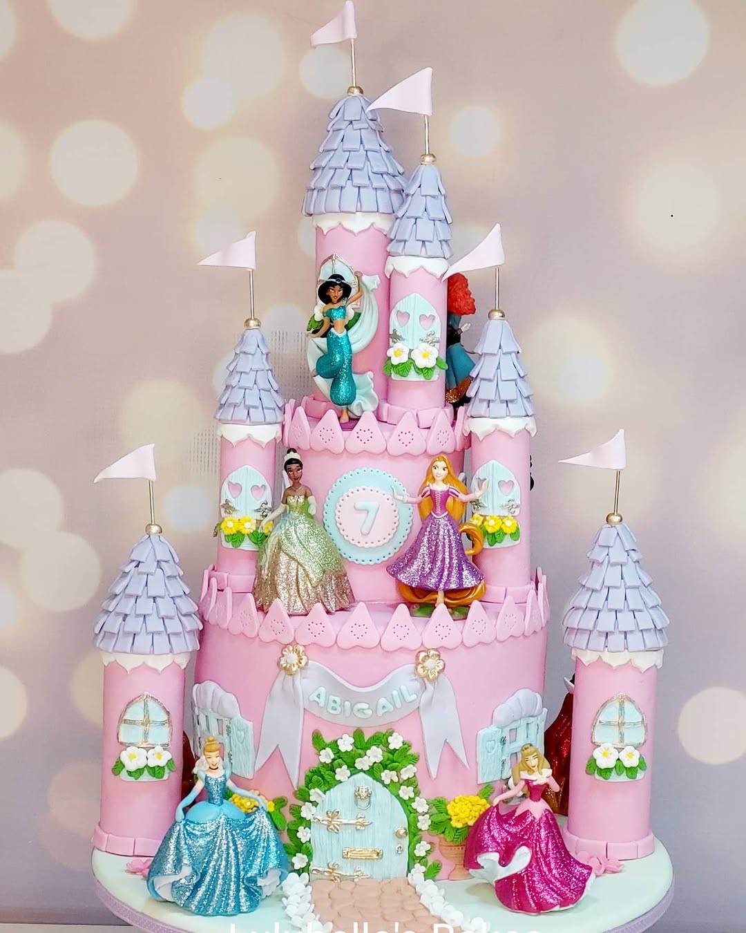Pink Barbie Cake design