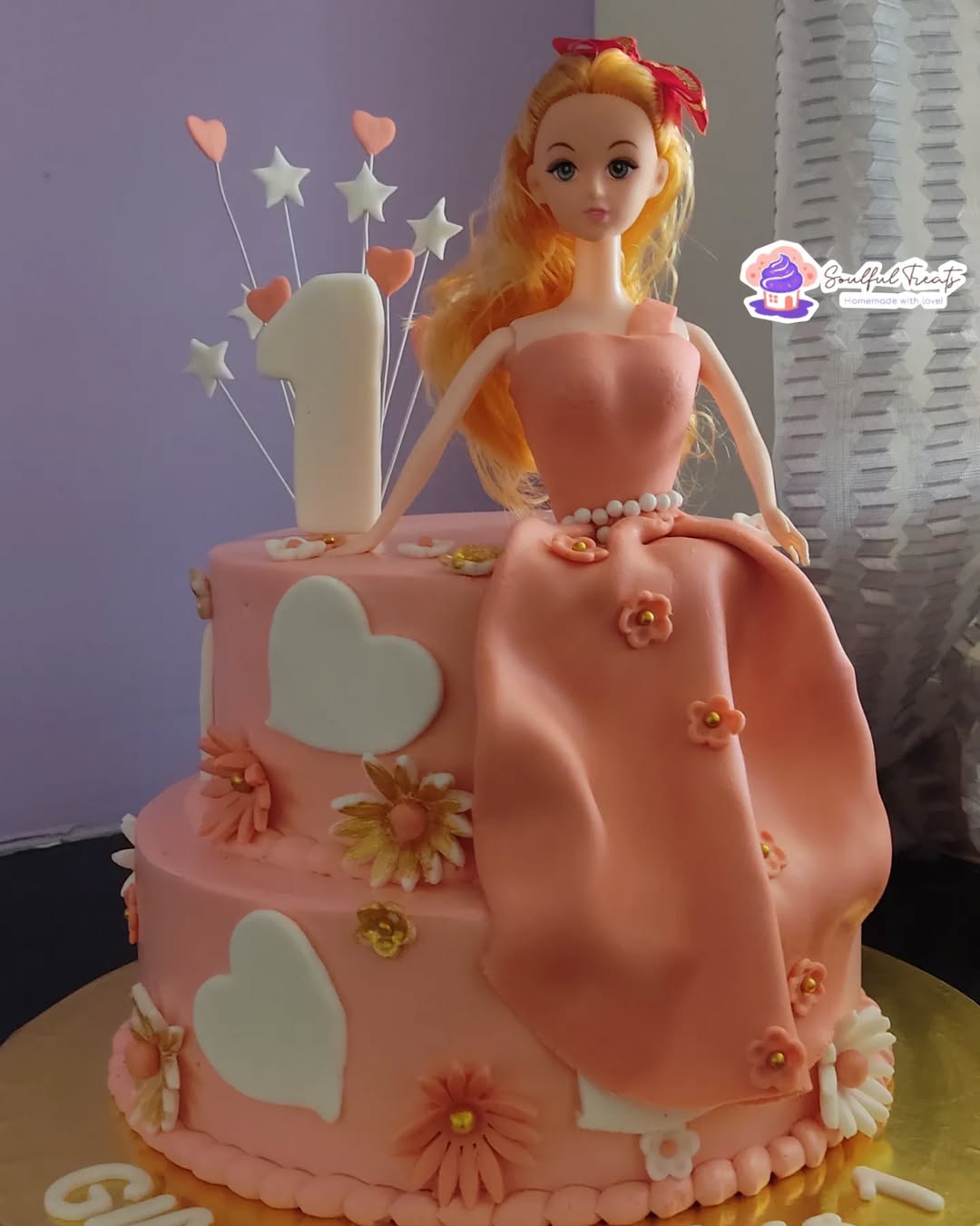 Pink Barbie Cake design