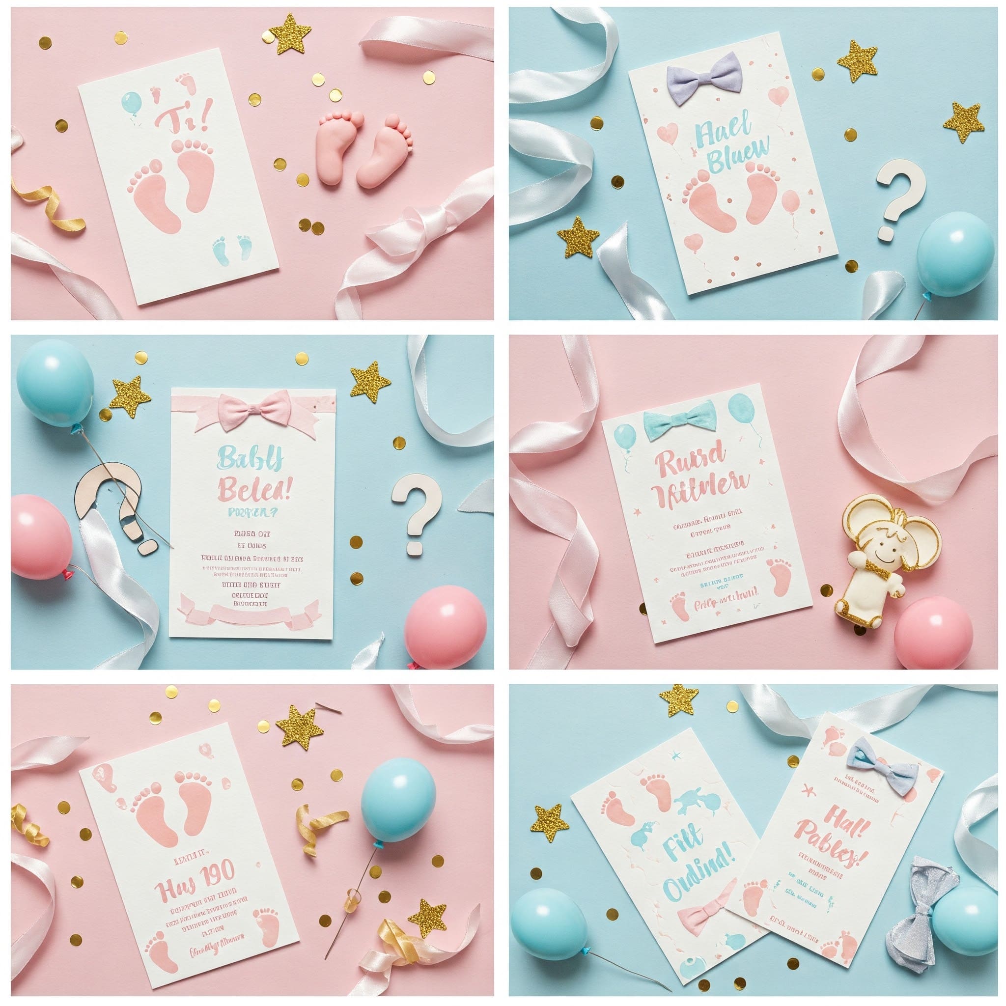 Gender Reveal Invitation
